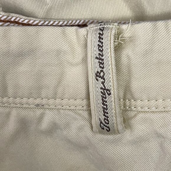 Tommy Bahama Shorts Men's 35 Khaki Classic Fit Yellow Flat Front Casual Summer - Picture 15 of 15